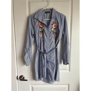 Floral Striped Dress